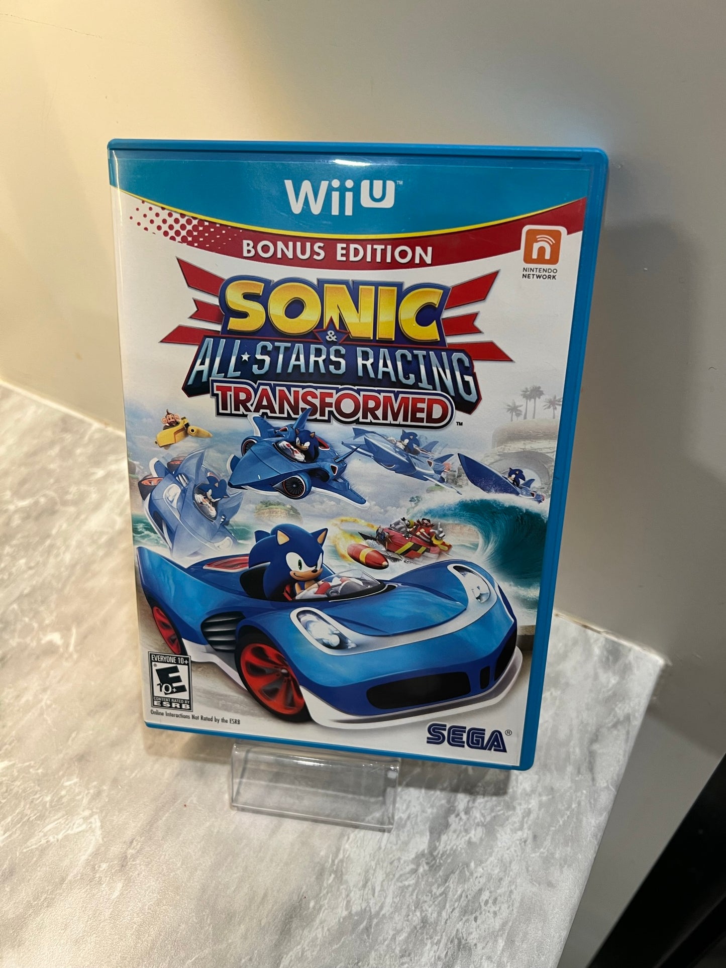 Sonic & All-Stars Racing Transformed (Nintendo Wii U, 2012)