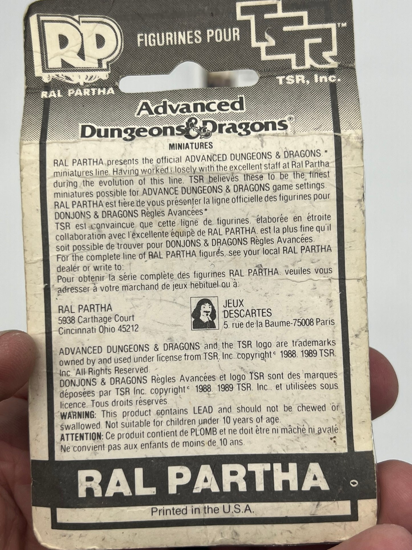 Ral Partha Dungeons & dragons Githyanki 11-490 miniature - Rare - Sealed