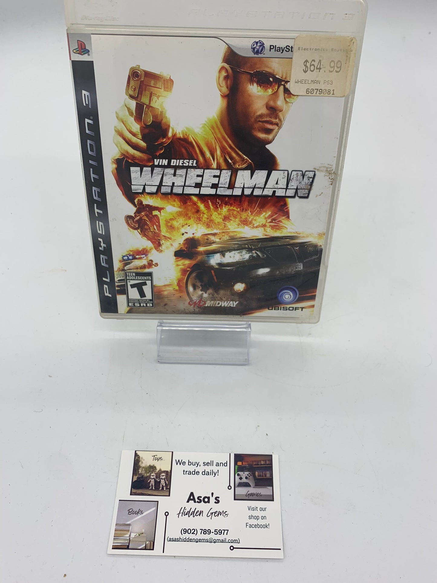 Vin Diesel Wheelman (PlayStation 3, PS3, 2009)
