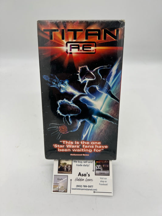 Titan A.E. VHS Fox 2000 Computer Animation Don Bluth Joss Whedon, Sealed