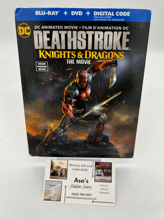 Deathstroke: Knights & Dragons Blu-ray+ DVD & Slipcover DC Animated