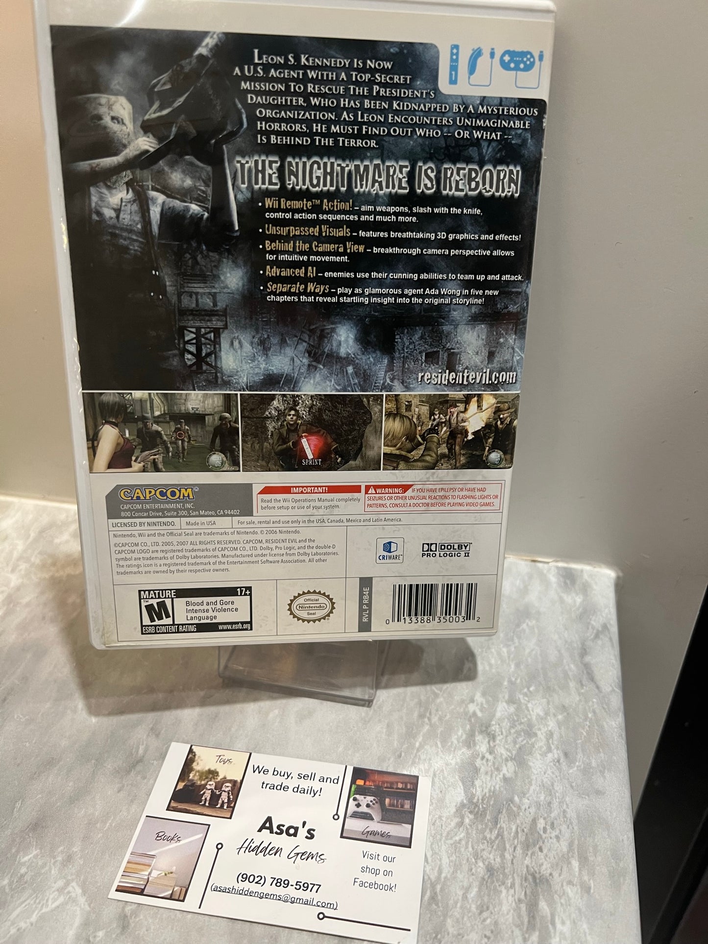 Resident Evil 4 - Wii Edition (Nintendo Wii, 2007)