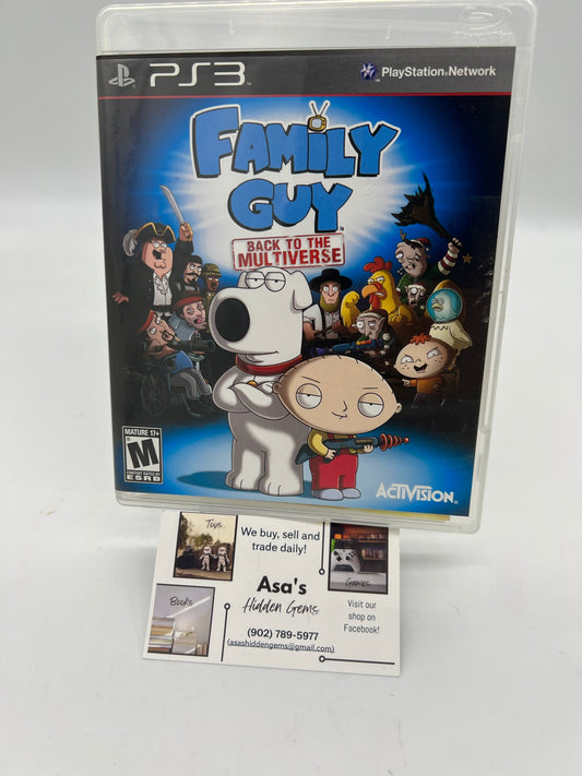 Family Guy: Back to the Multiverse PS3 (Sony PlayStation 3, 2012)