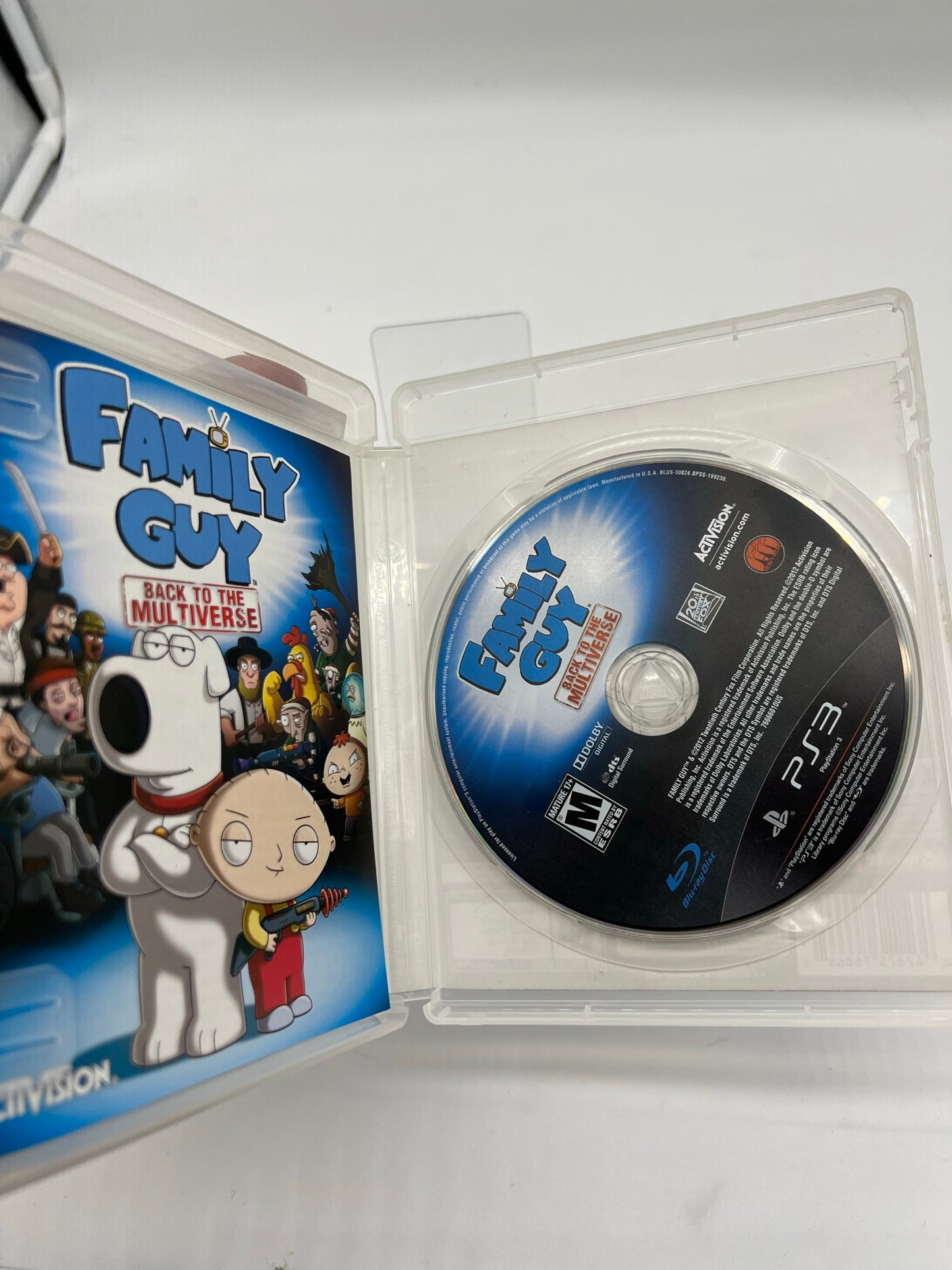 Family Guy: Back to the Multiverse PS3 (Sony PlayStation 3, 2012)