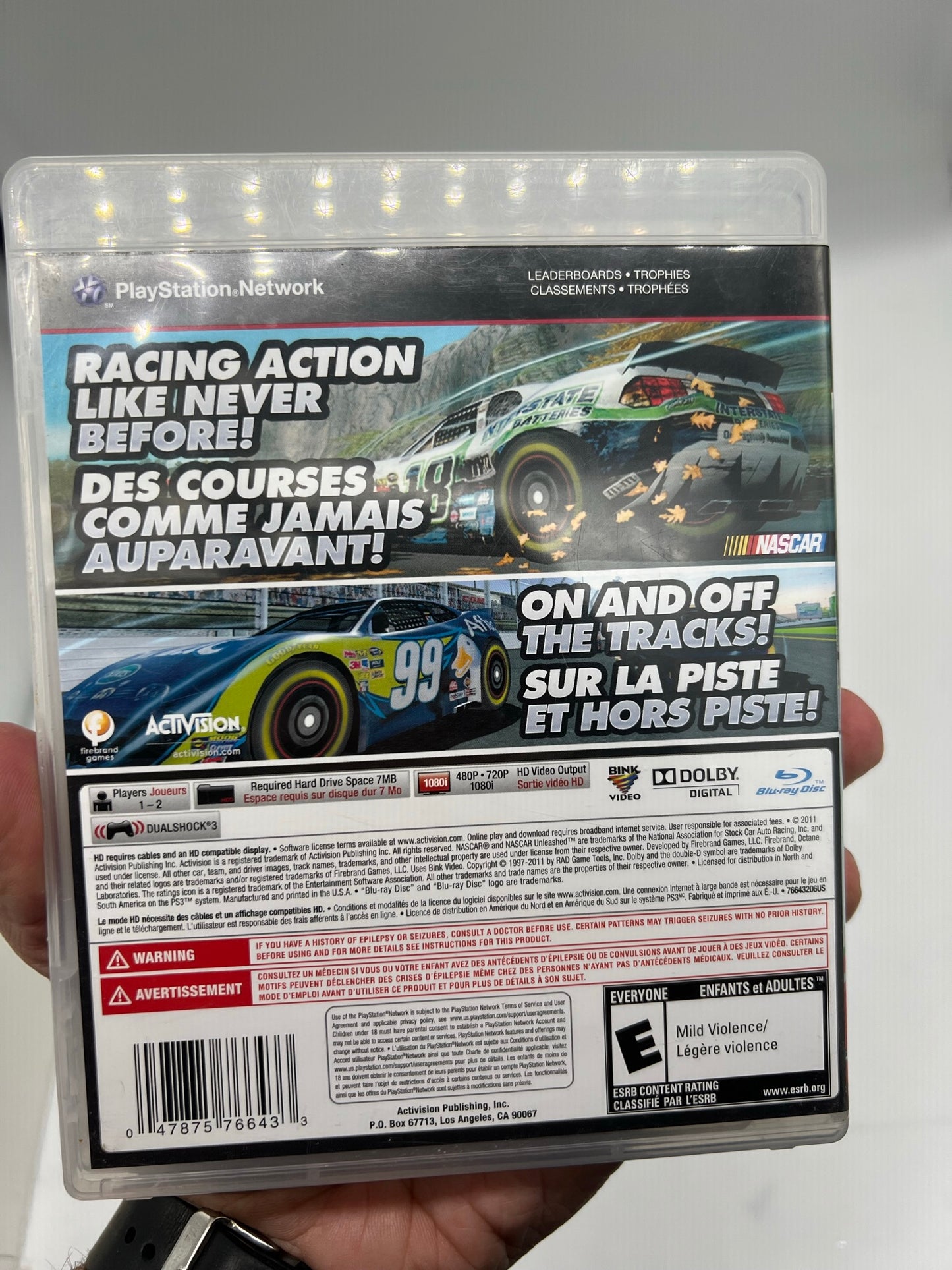 NASCAR Unleashed (Sony PlayStation 3, PS3, 2011)