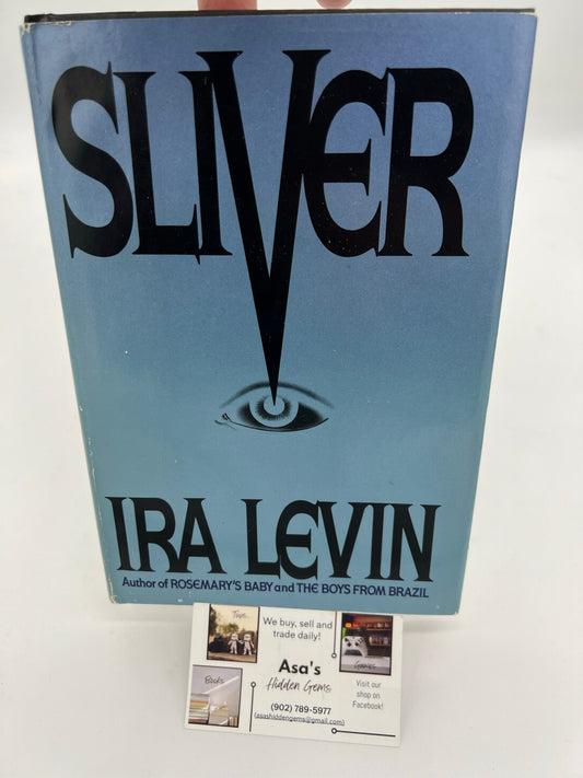 Sliver by Ira Levin 1991 Vintage Hardcover Book