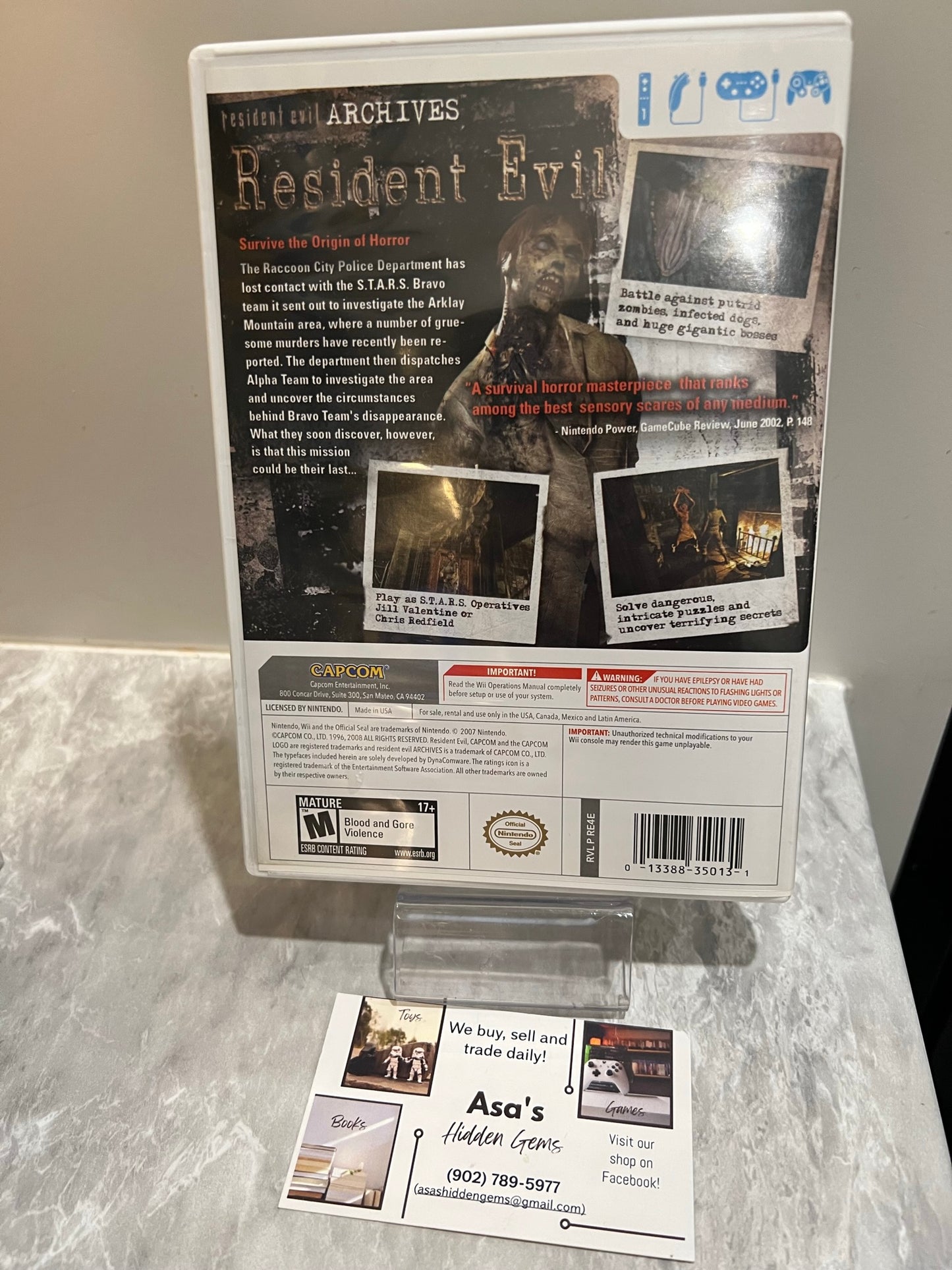 Resident Evil Archives: Resident Evil (Nintendo Wii, 2009)