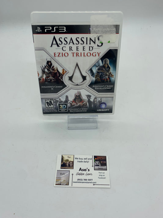 Assassin's Creed Ezio Trilogy (Sony PlayStation 3, 2012) PS3