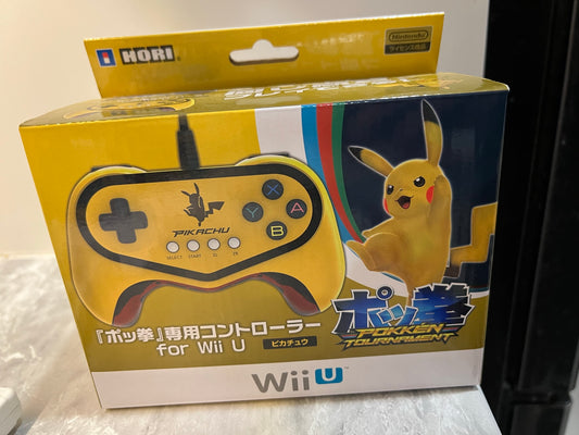 Hori Pokken Tournament Pro Pad Pikachu Nintendo Wii U Yellow Controller