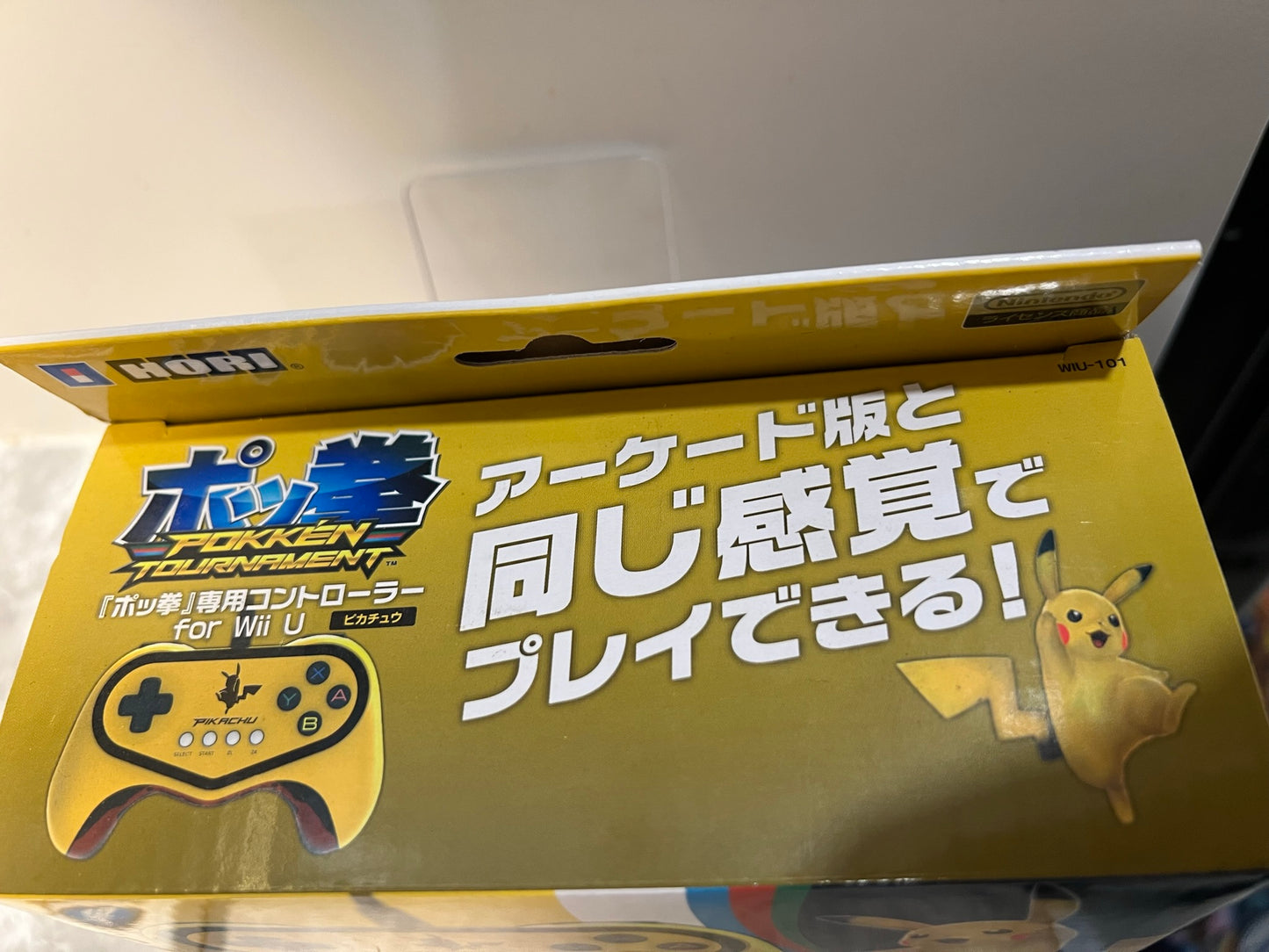 Hori Pokken Tournament Pro Pad Pikachu Nintendo Wii U Yellow Controller