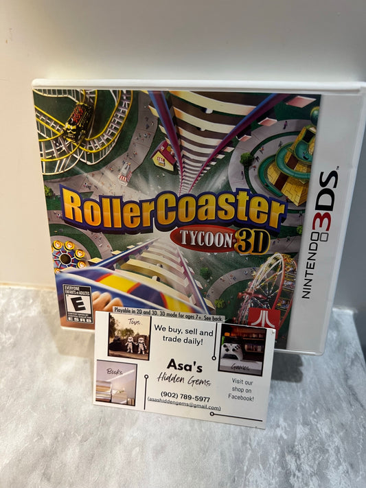 RollerCoaster Tycoon 3D (Nintendo 3DS, 2012)