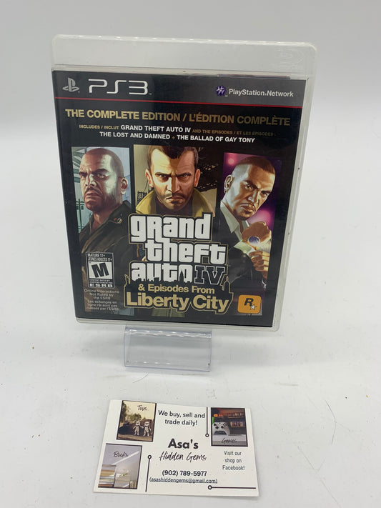 Grand Theft Auto IV GTA 4 & Episodes From Liberty City Complete Edition PS3