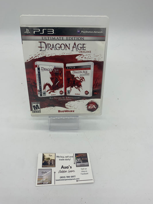 Dragon Age: Origins -- Ultimate Edition (PlayStation 3, 2010) PS3