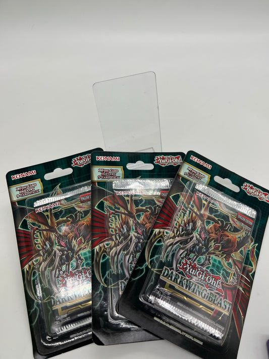 Konami Yu-Gi-Oh Darkwing Blast Blister Pack x 3