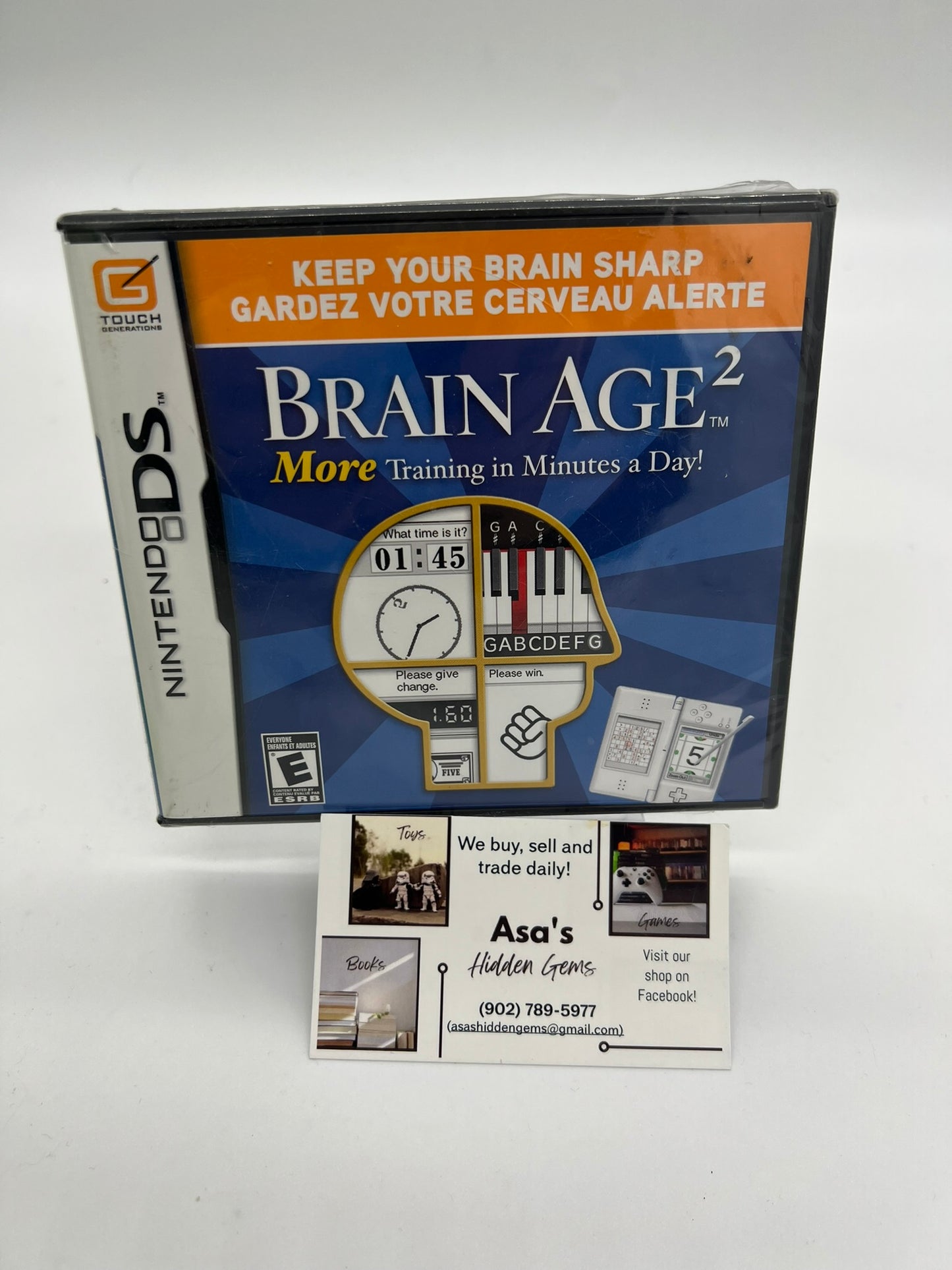 Sealed Brain Age 2 More Training in Minutes a Day (Nintendo DS, 2007)
