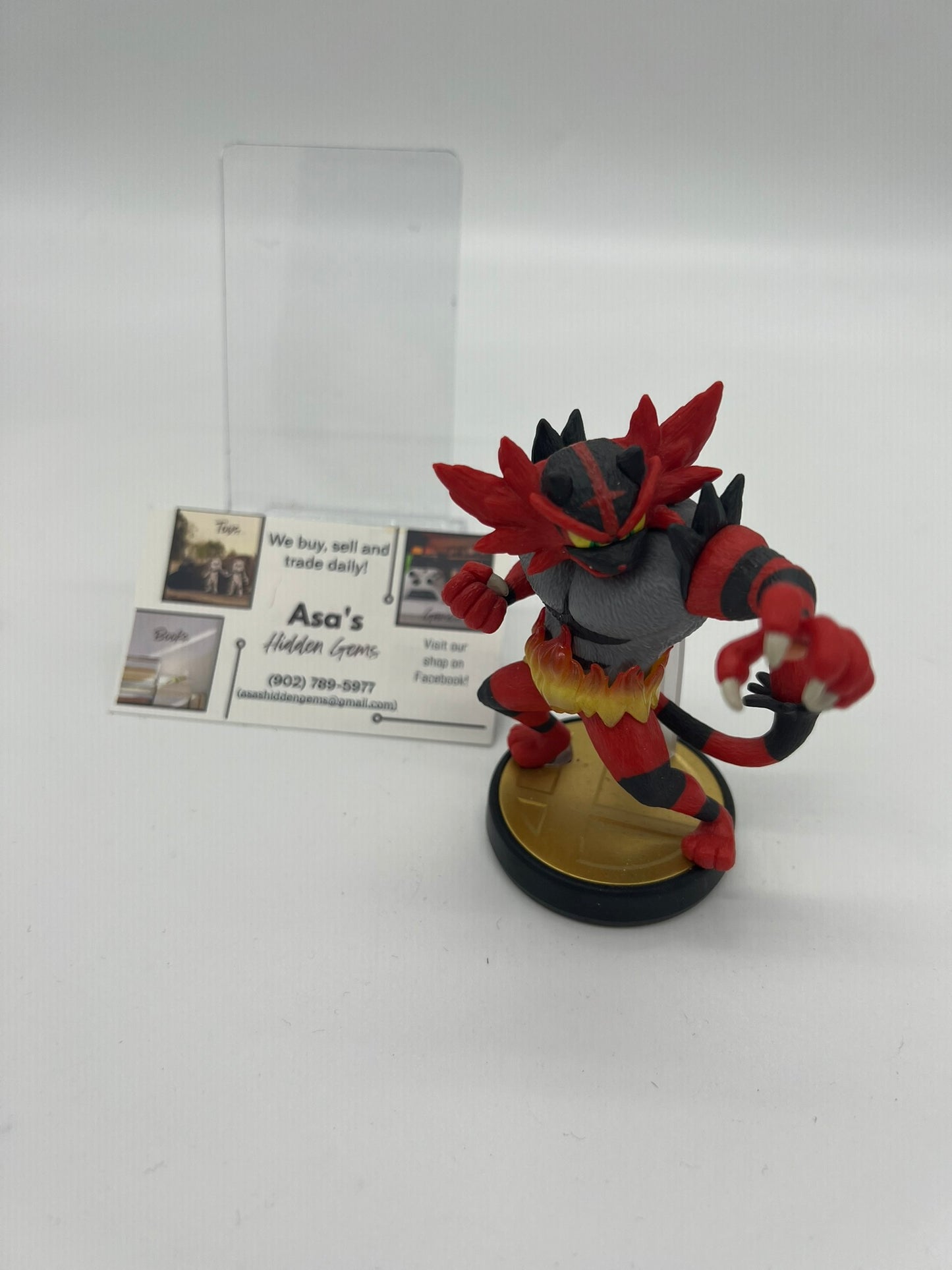 Nintendo Amiibo Incineroar Super Smash Bros. Series Switch 3DS Figure Pokémon