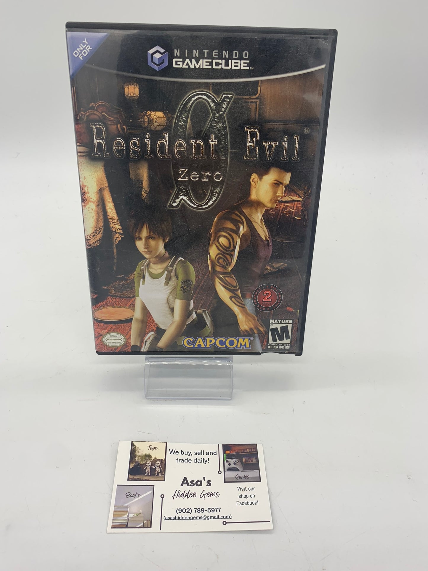 Resident Evil 0 Zero (GameCube, 2002) Black Label