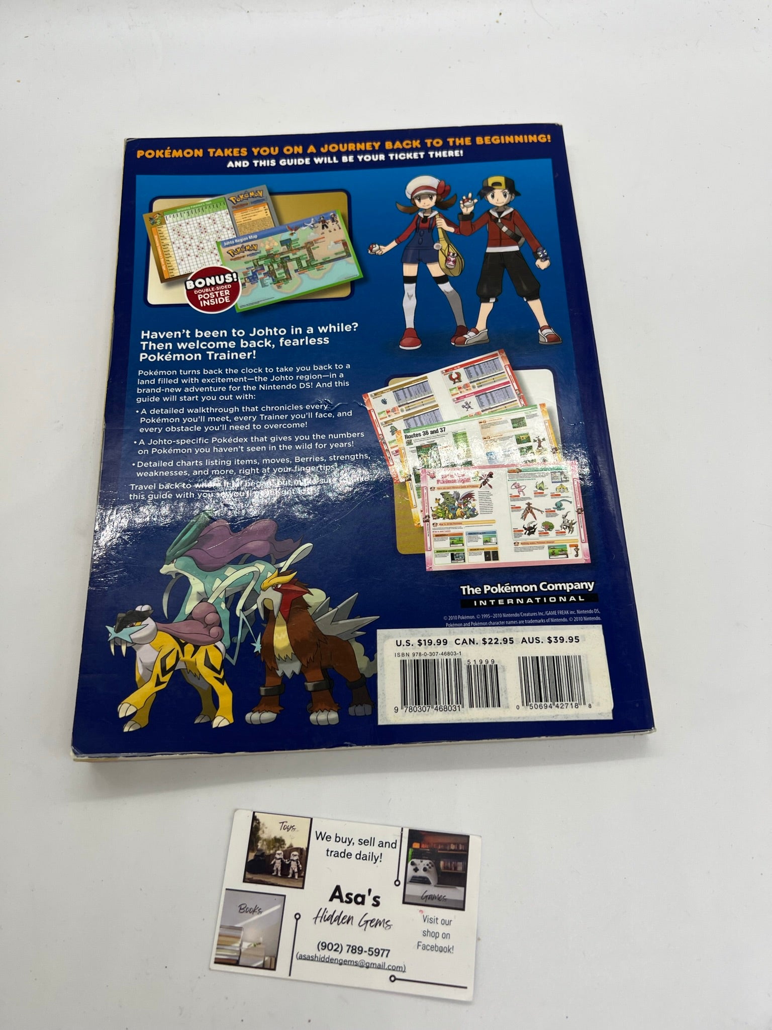 Pokemon Heart Gold & Soul Silver adventure map and Pokedex page - Nintendo  Official Guide Book - Shogakukan: 9784092271388 - AbeBooks