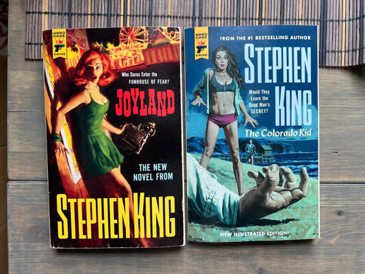 Lot of 2 Steven King Paperback Books Joyland & The Colorado Kid