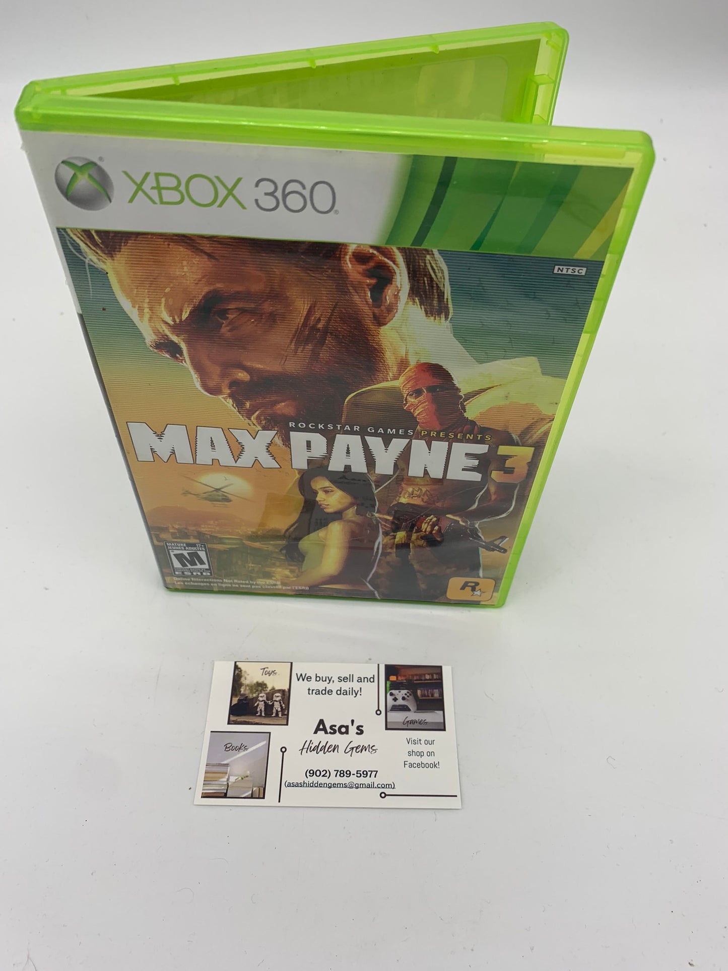 Max Payne 3 (Microsoft Xbox 360, 2012) Complete Two Disc