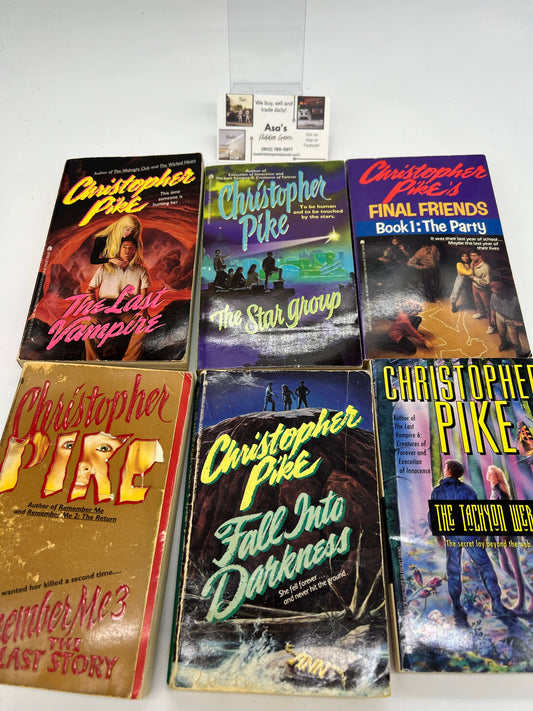 Christopher Pike Lot of 6 Teen Horror Books Vintage 90s