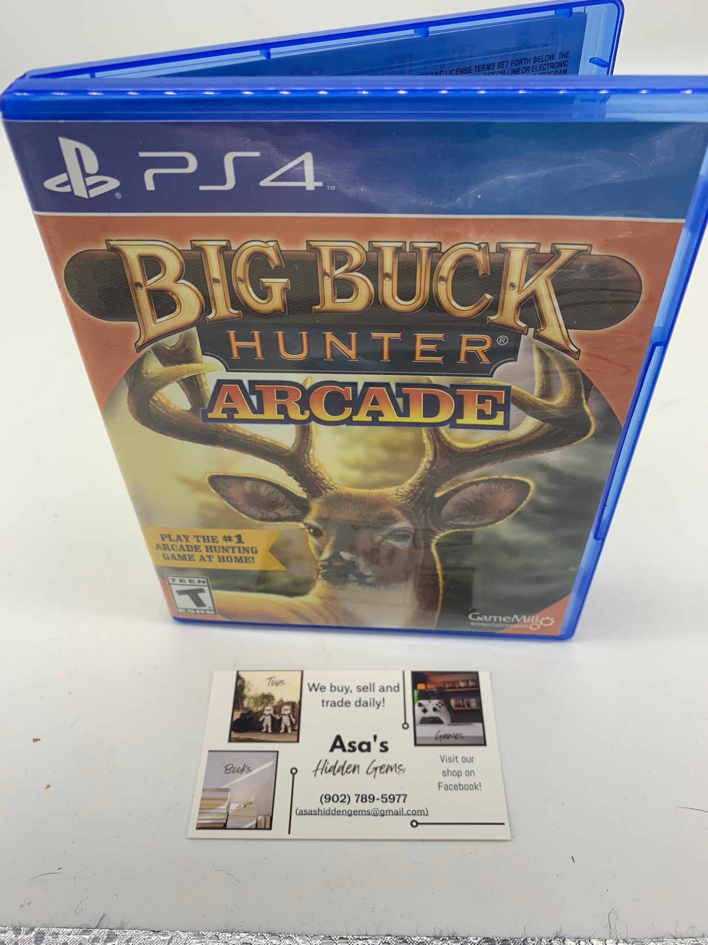 Big Buck Hunter Arcade (Sony PlayStation 4, 2016) Complete