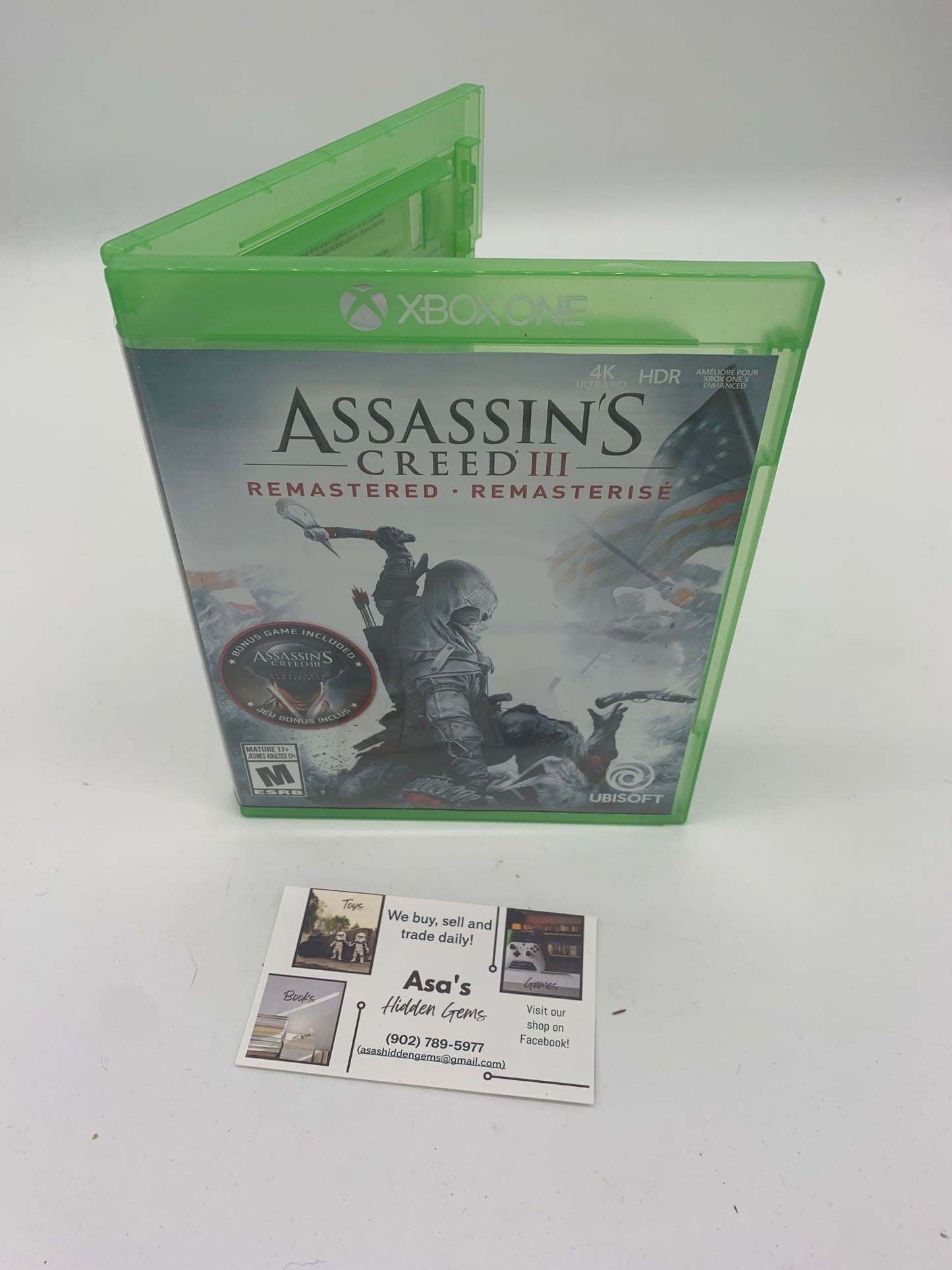 Assassin's Creed III 3 Remastered Microsoft Xbox One Ubisoft