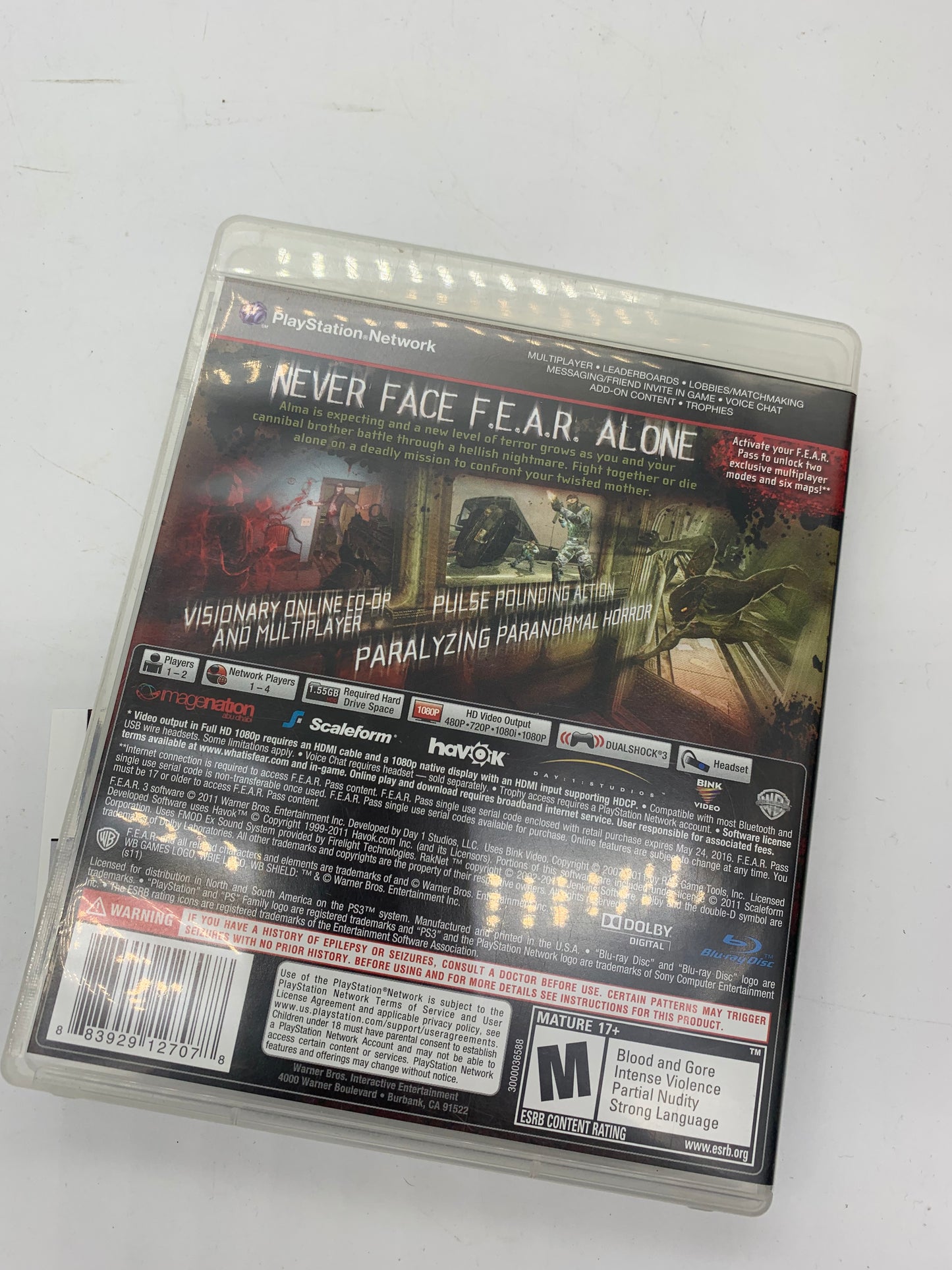 F.E.A.R. 3 (Sony PlayStation 3, 2011) PS3