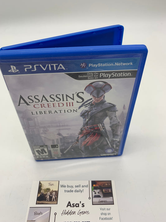 Assassins Creed III 3 Liberation (Sony PlayStation Vita, 2012) PS Vita